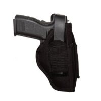 Uncle Mike's Sidekick IWB/OWB Holster with Mag Pouch Size 15 Kodra Black Ambi