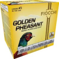 Fiocchi Golden Pheasant Shotshells 28ga 3" 1-1/16oz 1200 fps #7.5  25/ct