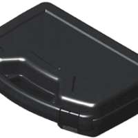 MTM SINGLE HANDGUN CASE - UP TO 6" BARREL LOCKABLE