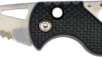 RUKO SPRING ASSIST FOLDER - 1.75" RESCUE KNIFE BLACK