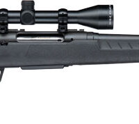SAVAGE AXIS XP 243 20" COMPACT - THREADED W/3-9X40 BLACK/BLACK