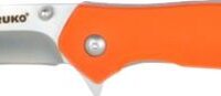 RUKO FOLDER TACTICAL KNIFE - 3.25" ORANGE HANDLE CLAMSHELL