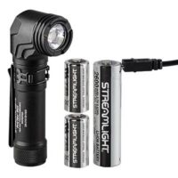 Streamlight Protac 90 X USB/Protac 90 X Black with Two CR123A Lithium Batteries and Holster 1000 Lumens