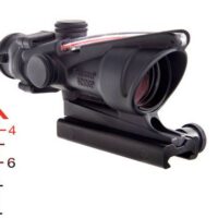 TRIJICON ACOG 4X32 .223 BAC CHEVRON RED
